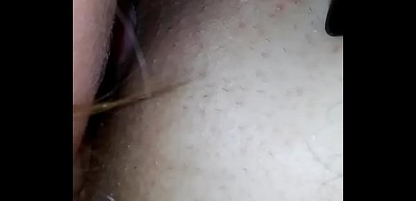  blonde wife giving me a deep rimjob